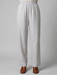 Cotton Linen Trouser - Slate
