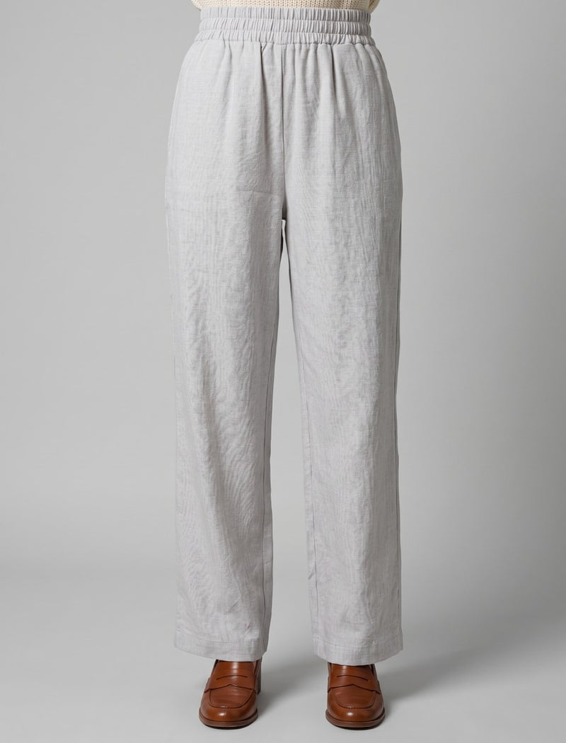Cotton Linen Trouser - Slate