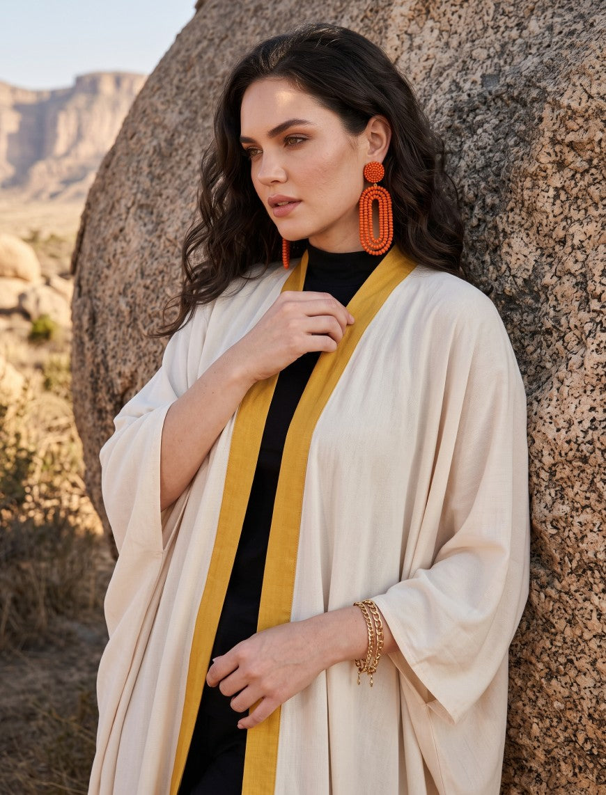 Silk Jacquard Women's Shrug - Skin