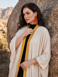 Silk Jacquard Women's Shrug - Skin