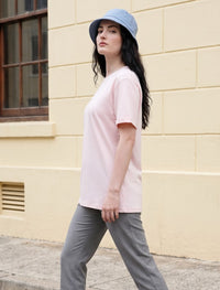 Round Neck T-Shirt - Pink