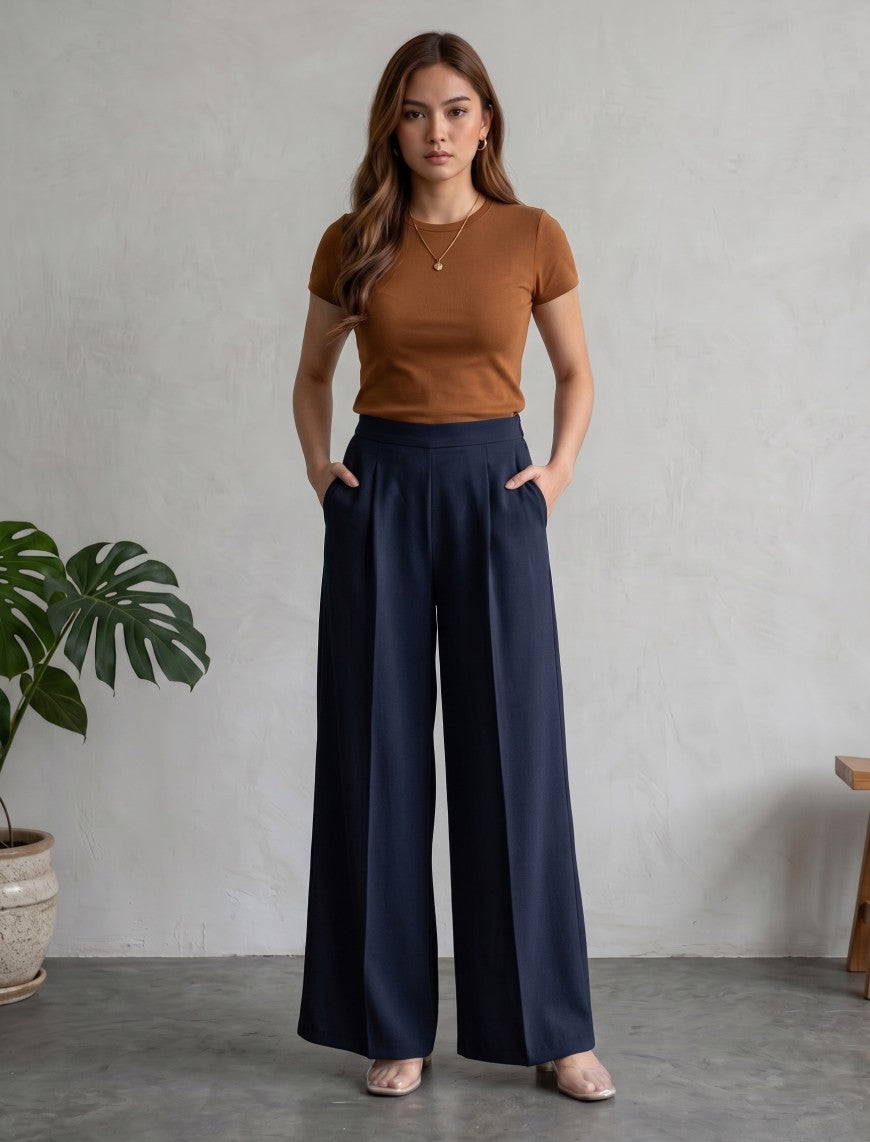 Tropical Woven Pant - Blue