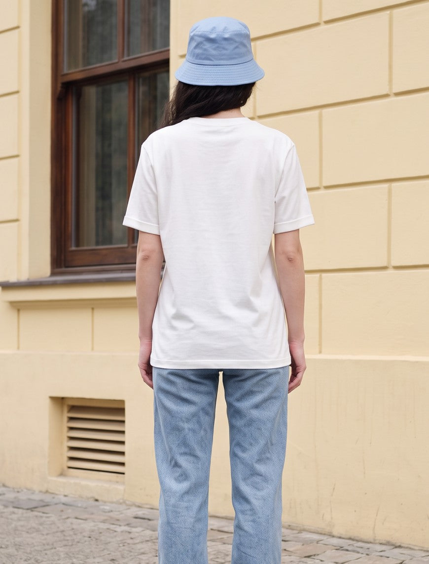 Round Neck T-Shirt - White