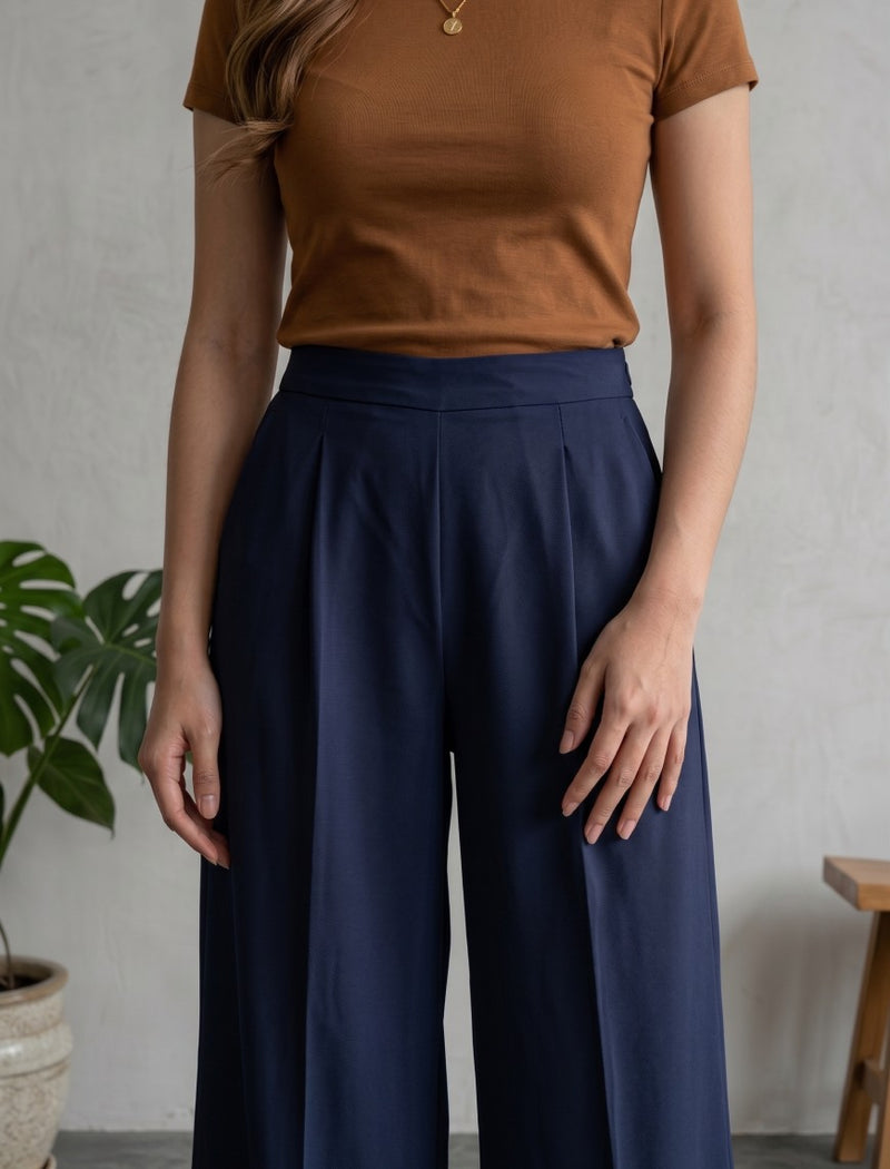 Tropical Woven Pant - Blue