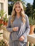 Indigo Linen Women's Shirt - Grey