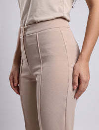 Cotton Blended Jersey Trouser - Skin