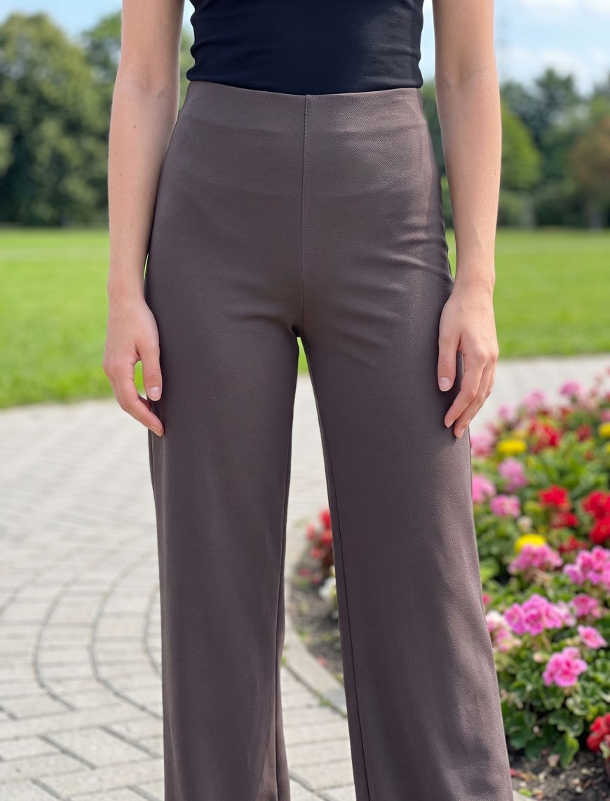 Cotton Linen Trouser - Brown